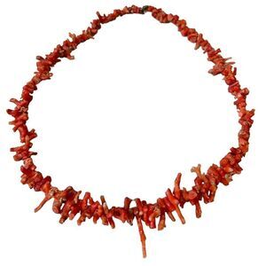 Vintage Branch Coral Necklace